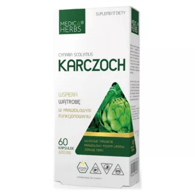Medica Herbs Karczoch Suplement diety 60 kaps.