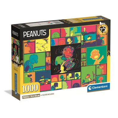 Puzzle 1000 el. Compact Peanuts Clementoni