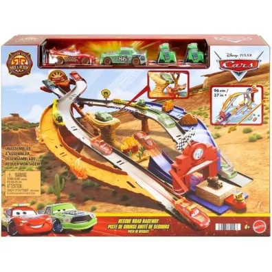 Cars. Auta Droga ratunkowa Wy�cig z przeszkodami Mattel