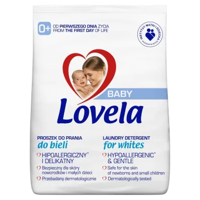 Lovela Baby hipoalergiczny proszek do prania ubranek niemowl�cych i dzieci�cych do bieli 1.3 kg
