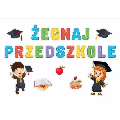 LearnHow Dekoracje okienne szko�a - �egnaj przedszkole 24 szt.
