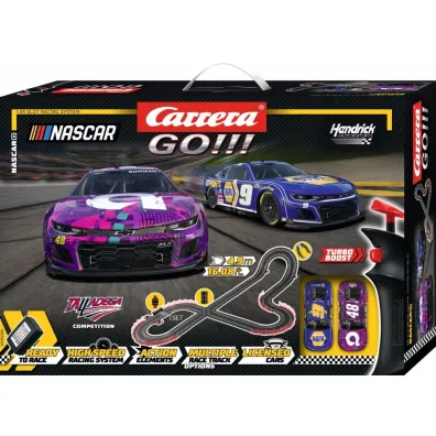GO- Tor samochodowy 4,9 m Nascar + 2 samochody Carrera