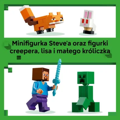 LEGO Minecraft Przygoda Steve'a w tajdze 21583