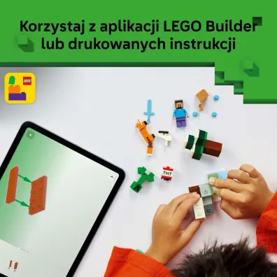 LEGO Minecraft Przygoda Steve'a w tajdze 21583