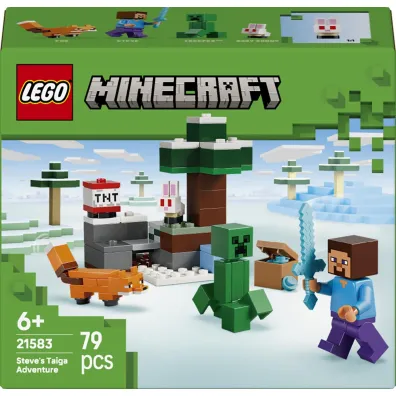 LEGO Minecraft Przygoda Steve'a w tajdze 21583