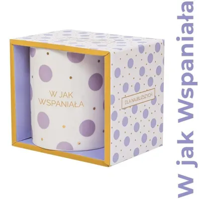 Be-Happy Gifts Kubek prezentowy W jak Wspania�a