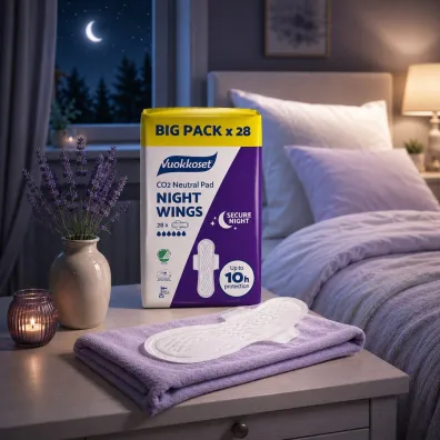Vuokkoset NIGHT WINGS, Podpaski na noc ze skrzyde�kami 28 szt.