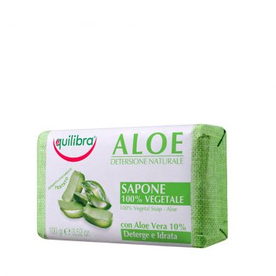 Equilibra Aloe 100% Vegetal Soap aloesowe mydło 100 g