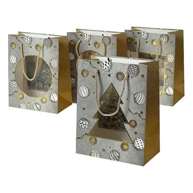 Adar Torebka prezentowa Bo�e Narodzenie mix 23x18x9cm