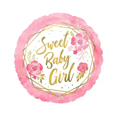 Anagram Balon foliowy Sweet Baby Girl 46cm