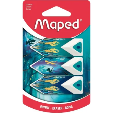 Gumka Pyramid Dragon 3 szt MAPED