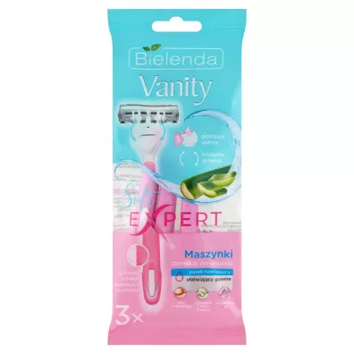 Bielenda Maszynki damskie do golenia Vanity Soft Expert 3 szt.