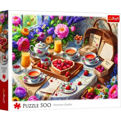 Puzzle 500 S�odko�ci na Dzie� Mamy TREFL