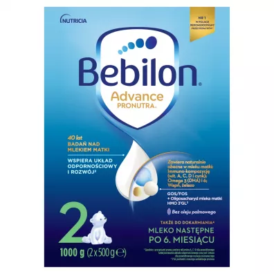 Bebilon 2 Advance Pronutra Mleko nastpne po 6. miesicu 1 kg
