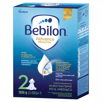 Bebilon 2 Advance Pronutra Mleko nastpne po 6. miesicu 1 kg