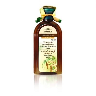 Green Pharmacy Anti-dandruff Shampoo szampon przeciwłupieżowy Dziegieć Brzozowy i Cynk 350 ml