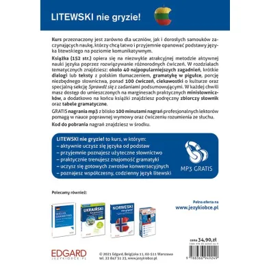 EDGARD. Litewski nie gryzie! (nagrania MP3). Wydanie II