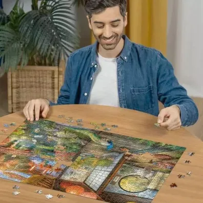 Puzzle 1000 el. Japo�ska herbaciarnia Ravensburger