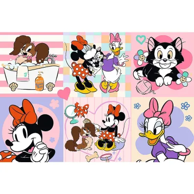 Puzzle 160 el. Kolorowy dzie� Minnie Trefl