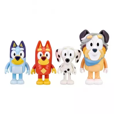 Bluey Figurki 4Pak Szkolna Paczka