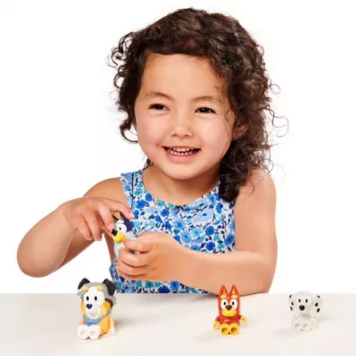 Bluey Figurki 4Pak Szkolna Paczka