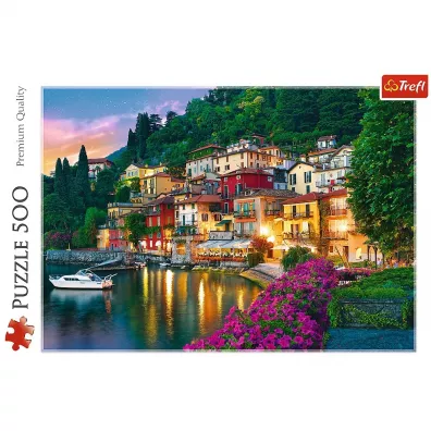 Puzzle 500 el. Jezioro Como, Wochy Trefl