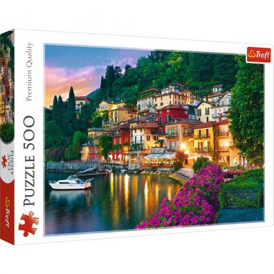 Puzzle 500 el. Jezioro Como, Włochy Trefl