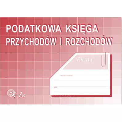 Michalczyk i Prokop Druk Podatkowa Ksiga Przychodw i Rozchodw A4