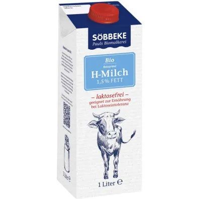 Sobbeke Mleko bez laktozy (1,5% t�uszczu) 1 l Bio