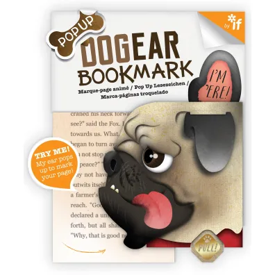 If Dog Ear bookmark Doug Mops zak�adka