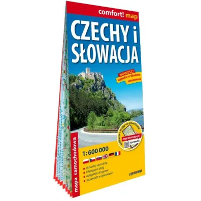Czechy i S�owacja mapa samochodowa 1:600 000 laminat 2025