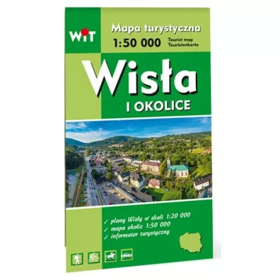 Mapa turystyczna Wis�a i okolice 1:50 000
