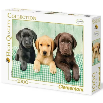 Puzzle 1000 el. Labradory Clementoni