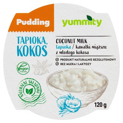 Yummity Pudding z tapiok i kokosem bezglutenowy 120 g