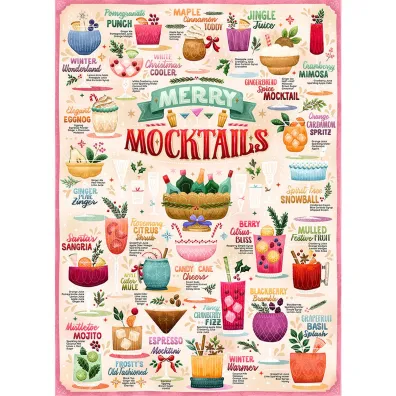 Puzzle 1000 Koktajle bezalkoholowe 113751 Cobble Hill