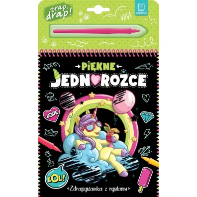 Pi�kne jednoro�ce. Zdrapywanka z rysikiem - Agata Kaczy�ska