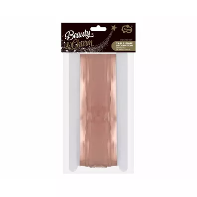 Godan Dekoracja na brzeg sto�u r�owo-z�ota 80x300cm
