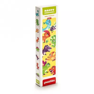 Puzzle szcz�liwe dinozaury Cubika
