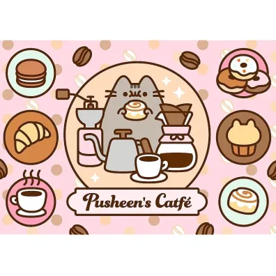 Puzzle 500 el. Pusheen w kawiarni Trefl