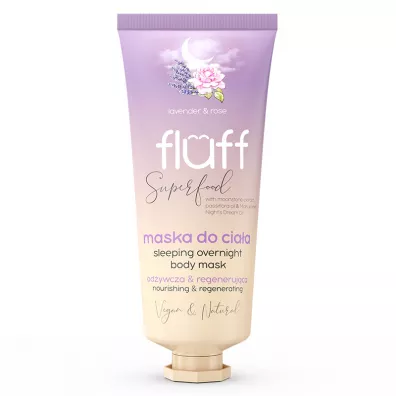 Fluff Maska do cia�a na noc Lawenda z r� 150 ml