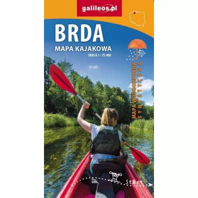 Brda - mapa kajakowa 2023 - syntetyk