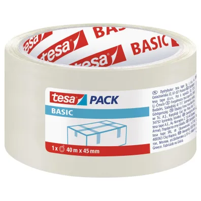 Tesa Ta�ma pakowa basic 40m:45mm prze�roczysta (58574-00000-00)
