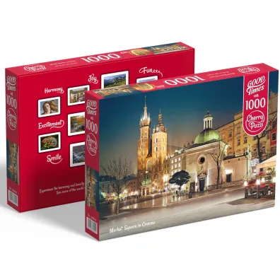 Puzzle 1000 el. Market Square in Cracow CherryPazzi