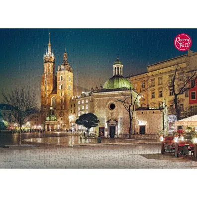 Puzzle 1000 el. Market Square in Cracow CherryPazzi