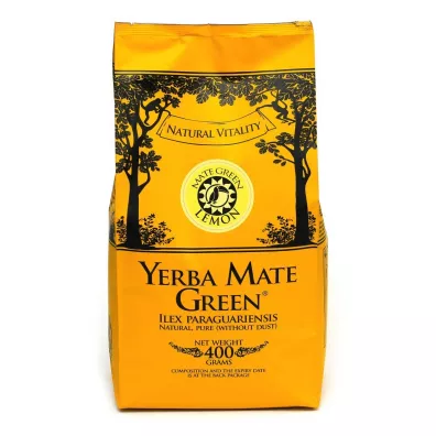 Mate Green Yerba Mate: Lemon + Mas Energia Guarana Zestaw 400 g + 200 g