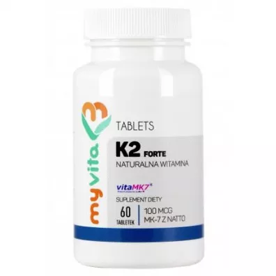 MyVita Witamina K2 100 mcg - suplement diety 60 tab.
