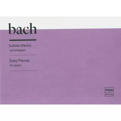 J.S. Bach. �atwe utwory na fortepian PWM - Sebastian Johann Bach