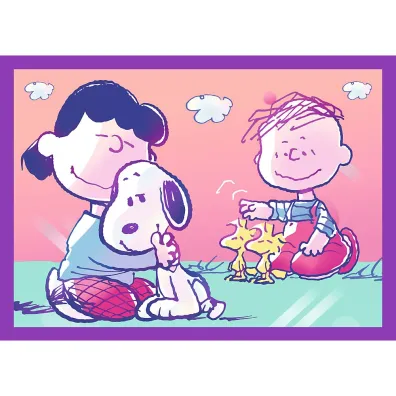 Puzzle 4w1 Peanuts Snoopy TREFL