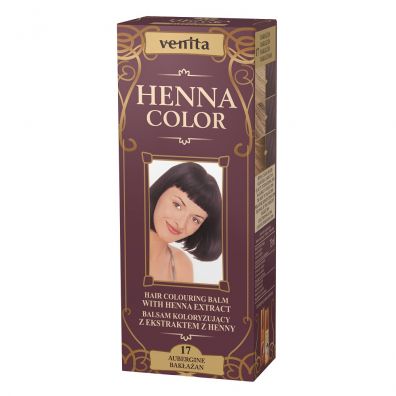 Venita Henna Color balsam koloryzujący z ekstraktem z henny 17 Bakłażan 75 ml