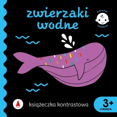 Zwierzaki wodne. Ksi��eczka kontrastowa. Pierwsze ksi��eczki